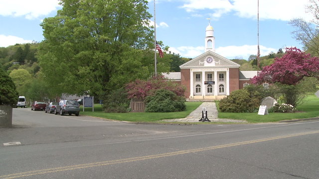 Bryan Memorial Town Hall from distance