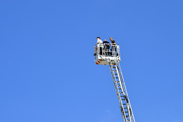 Drehleiter der Feuerwehr