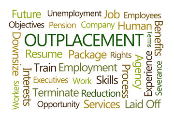Outplacement Word Cloud