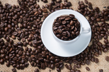 roasted coffee beans, can be used as a background
