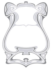 Vector abstract framework from the bound lines and plants