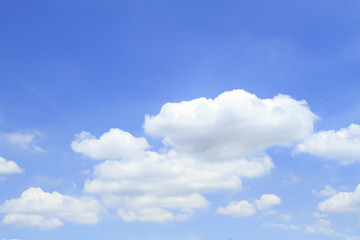 Naklejka na ściany i meble Blue sky and cloud.