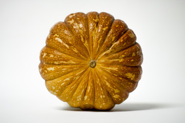 Orange and yellow pumpkin still life