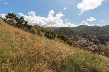 Fantastic Landscape at the italien sicilian Coastal City of Cefa