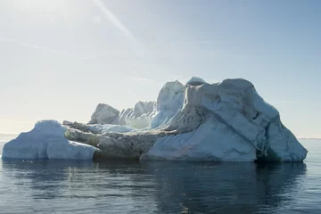 Wandcirkels aluminium Iceberg, Mer de Weddell, Antarctique © JAG IMAGES