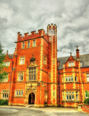 Fototapeta premium A tower of Queen's University Belfast - Northern Ireland
