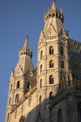Fototapeta na wymiar St Stephen's Cathedral - Stephansdom in Vienna
