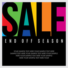  sale shopping background and label for business promotion