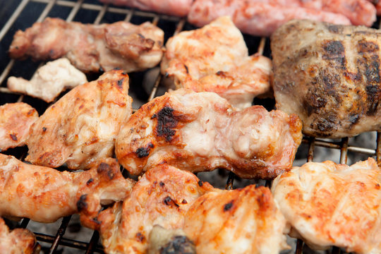 Chicken on the barbecue