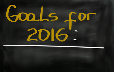 Goals For 2016 Concept