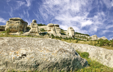 Fototapeta na wymiar limestone rocks