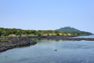 Fototapeta na wymiar Landscape of Jeju Olle cours No. 2