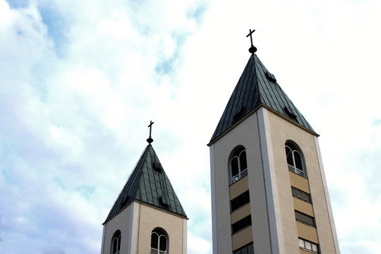 Picture of the Churh of St James in Medjugorje