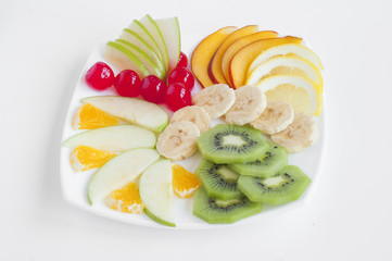 delicious salad of mixed fruit