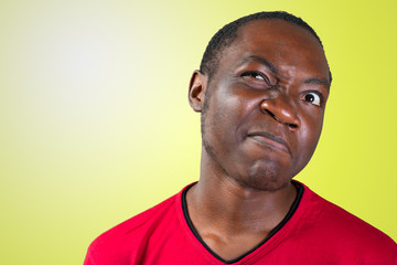 Obraz premium Casual young african man