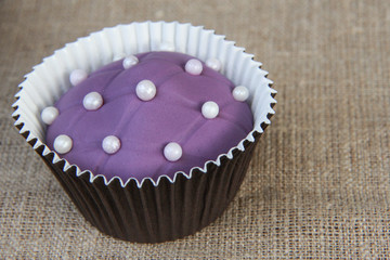 Decorated cupcake