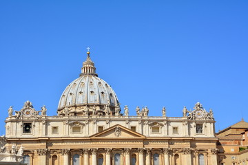 The cathedral in the vatican city, Rome