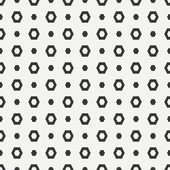 Geometric line monochrome abstract hipster seamless pattern with