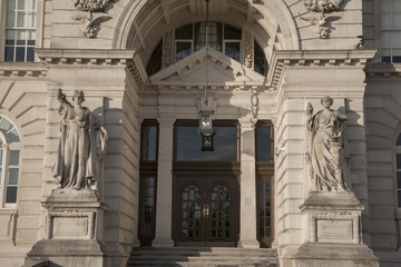Entrance of Port Building, Pier Head, Liverpool