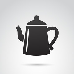 Tea pot VECTOR icon.