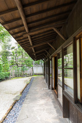Under the eaves of the Japanese house