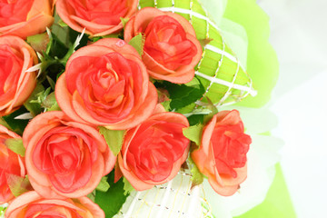 artificial flowers decorative background