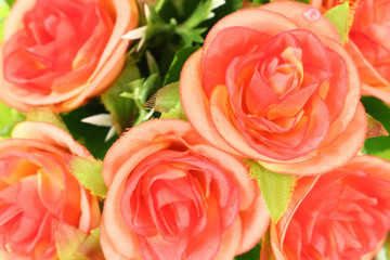 artificial flowers decorative background