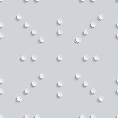 Seamless pattern with small paper dots.