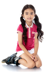 girl on roller skates