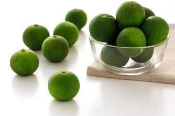 Sudachi; green small Japanese citrus