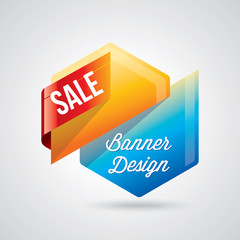 sale shopping background and label for business promotion
