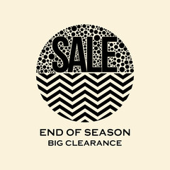 sale shopping background and label for business promotion