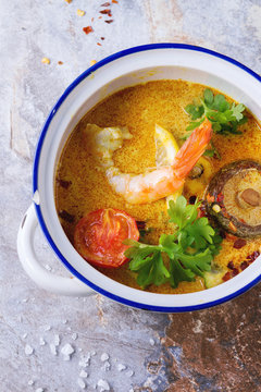 Thai soup Tom Yam