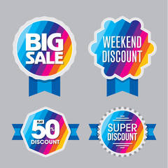 sale shopping background and label for business promotion