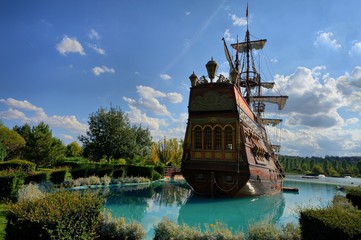 Prate Ship in Sazova Park Eskisehir, Turkey