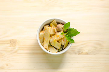 Red Curry with Chicken and Bamboo Shoots, Thai Food, Thailand
