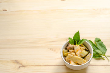 Red Curry with Chicken and Bamboo Shoots, Thai Food, Thailand