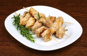 Chicken skewers