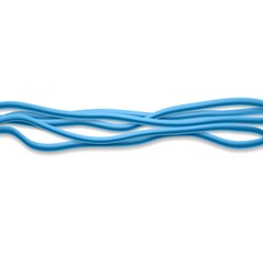 Bright blue vector wires on white background