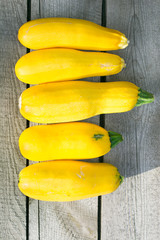 Yellow zucchini