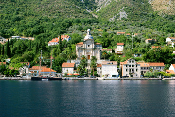 Fototapeta na wymiar Perast, Montenegro. Bay of Kotor