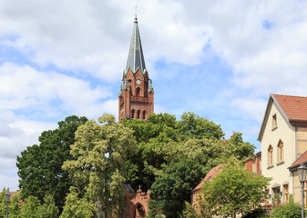 Fototapeta premium Marienkirche in Röbel