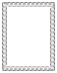 Frame Abstract Batik Yogyakarta