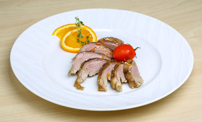Roasted duck breast