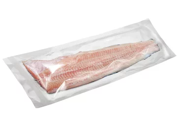 Photo sur Plexiglas Poisson Filet de poisson en paquet