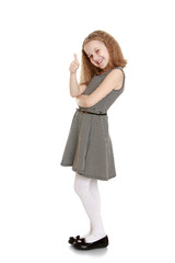 Stylish teenage girl