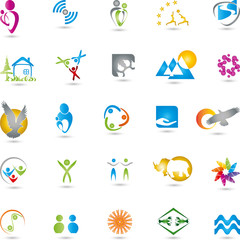 Sammlung von Dienstleistungen Logos
