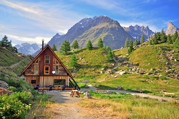 Hotel in alps