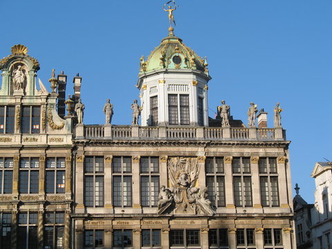 Bruxelles, façades de la Grand Place
