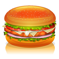 Chicken Burger Icon